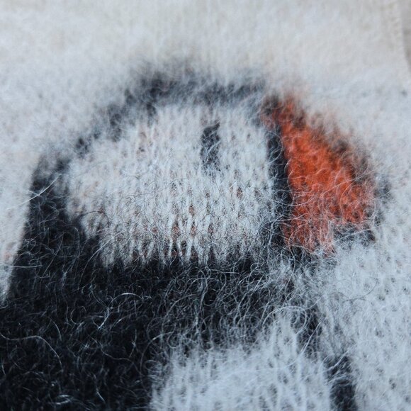 NWOT Icelandic Wool Puffin Scarf Bird Iceland - Picture 9 of 10